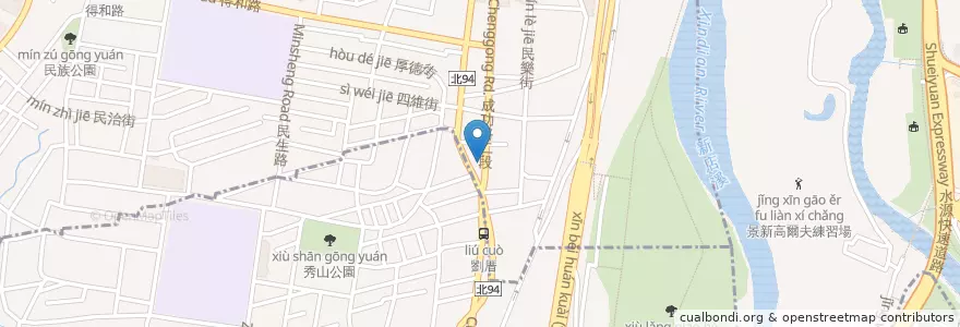 Mapa de ubicacion de 家鄉珍味小館 en تايوان, تايبيه الجديدة.