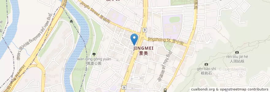 Mapa de ubicacion de 協和牙醫 en تایوان, 新北市, تایپه, 文山區.