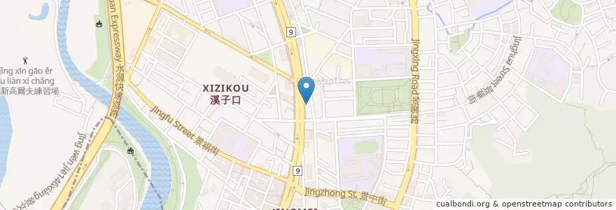 Mapa de ubicacion de 鼎豐魯肉飯 en Taïwan, Nouveau Taipei, Taipei, District De Wenshan.