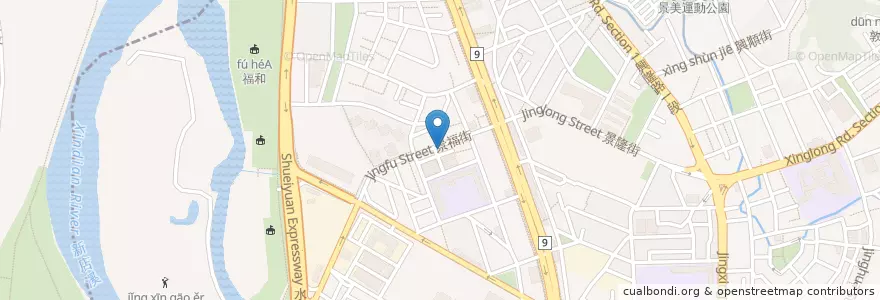 Mapa de ubicacion de 巧可麗幼兒園 en تايوان, تايبيه الجديدة, تايبيه, 文山區.