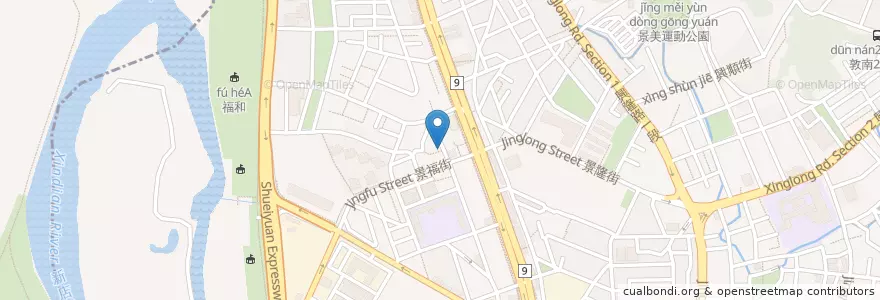 Mapa de ubicacion de 巷子味 en Taiwan, 新北市, Taipei, 文山區.