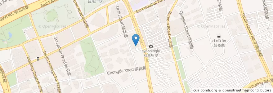 Mapa de ubicacion de element fresh en China, Shanghái, Huangpu.