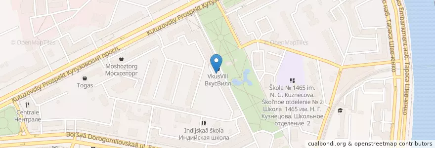 Mapa de ubicacion de Норма en Russia, Distretto Federale Centrale, Москва, Район Дорогомилово.