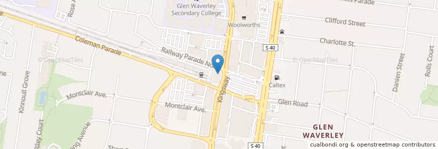Mapa de ubicacion de Nitro Lab en Австралия, Виктория, City Of Monash.