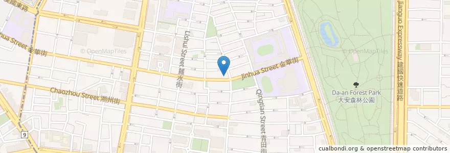 Mapa de ubicacion de 見安牙醫診所 en 타이완, 신베이 시, 타이베이시, 다안 구.