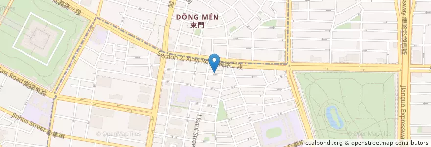 Mapa de ubicacion de 運浩泰料理 en Тайвань, Новый Тайбэй, Тайбэй, Даань.