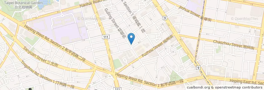 Mapa de ubicacion de 秘魯烤雞 en تایوان, 新北市, تایپه, 中正區.