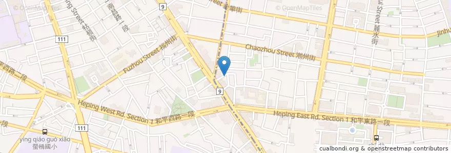 Mapa de ubicacion de 家園小館 en تایوان, 新北市, تایپه.
