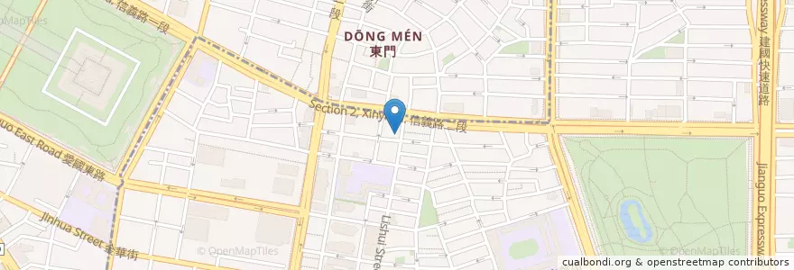 Mapa de ubicacion de 江浙點心 en Taiwan, 新北市, Taipé, 大安區.