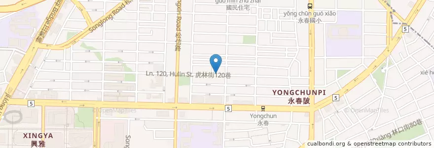 Mapa de ubicacion de 授天宮 en Taiwan, 新北市, Taipé, 信義區.
