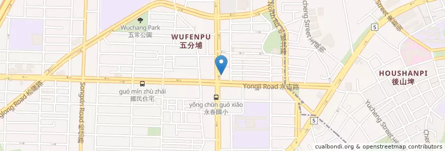Mapa de ubicacion de 澤度金台灣總堂 en 臺灣, 新北市, 臺北市, 信義區.