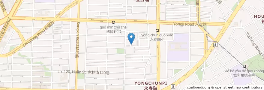 Mapa de ubicacion de 信望愛台北教會 en Taiwan, 新北市, Taipé, 信義區.