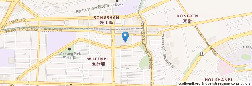 Mapa de ubicacion de 慈濟台北東區聯絡處 en تايوان, تايبيه الجديدة, تايبيه, 信義區.