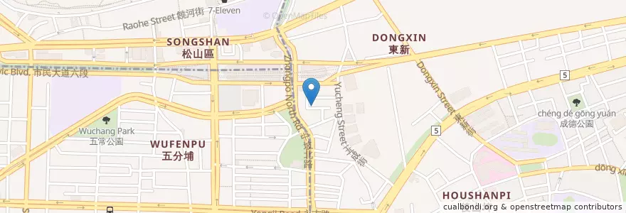 Mapa de ubicacion de 宗德佛堂 en Taiwan, 新北市, Taipei, 信義區.