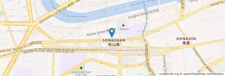 Mapa de ubicacion de 日藥本舖 en Taiwan, 新北市, Taipé, 松山區.