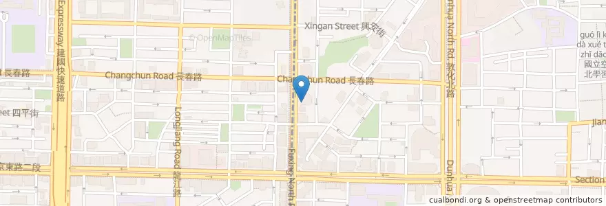 Mapa de ubicacion de 臺灣銀行 en تایوان, 新北市, تایپه, 松山區.