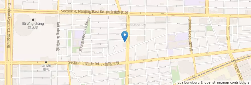 Mapa de ubicacion de 豐盛動物醫院 en 台湾, 新北市, 台北市, 松山区.