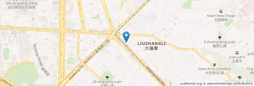 Mapa de ubicacion de 鑫水豐生猛海鮮 en 臺灣, 新北市, 臺北市, 大安區.