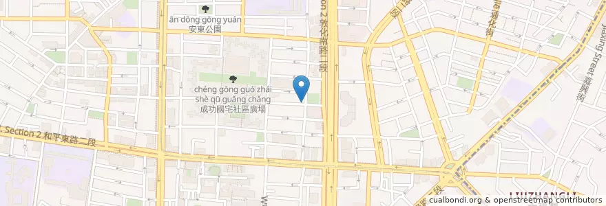 Mapa de ubicacion de 福皇宴港式小館 en تايوان, تايبيه الجديدة, تايبيه, 大安區.