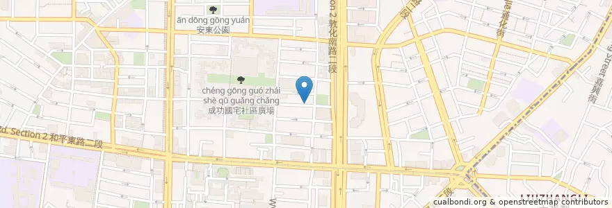 Mapa de ubicacion de 救世軍台北中央堂 en 타이완, 신베이 시, 타이베이시, 다안 구.