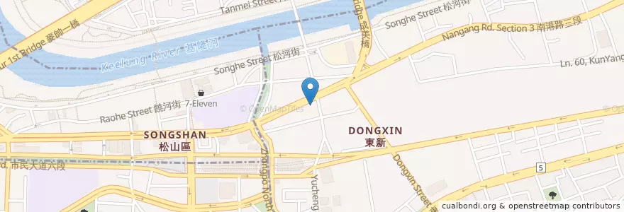 Mapa de ubicacion de 陳志鑫診所 en 臺灣, 新北市, 臺北市, 南港區.