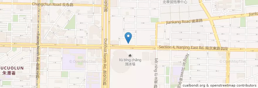 Mapa de ubicacion de 水貨魚火鍋炭火燒魚 en Taiwan, 新北市, Taipei, 松山區.