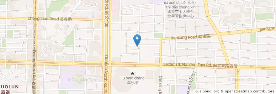 Mapa de ubicacion de 台北神的教會 en Taiwan, Neu-Taipeh, Taipeh, Songshan.