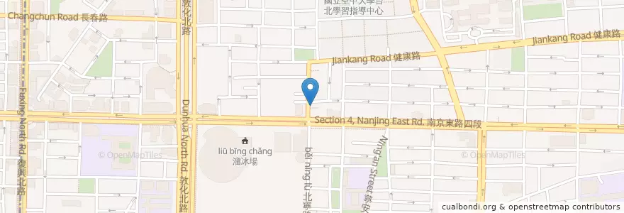 Mapa de ubicacion de 錦鴻燒臘 en Taiwan, New Taipei, Taipei, Songshan District.