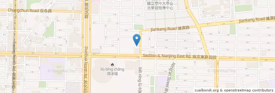 Mapa de ubicacion de 真福記脆皮烤鴨餐廳 en Taiwan, New Taipei, Taipei, Songshan District.