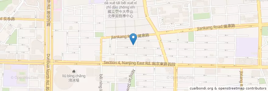 Mapa de ubicacion de 優寶幼兒園 en Taiwán, Nuevo Taipéi, Taipéi, 松山區.