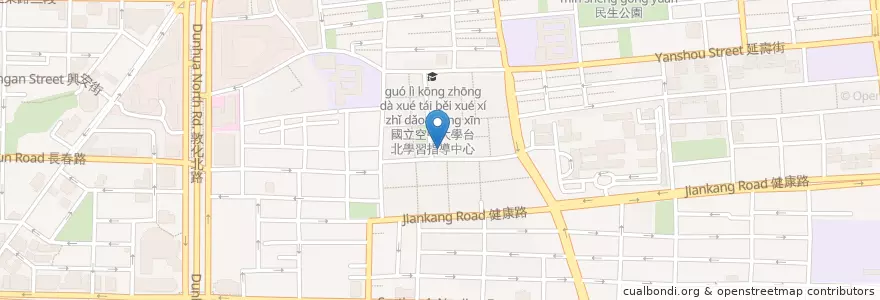Mapa de ubicacion de 純青幼兒園 en Tayvan, 新北市, Taipei, 松山區.