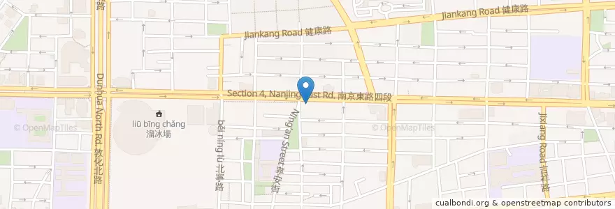 Mapa de ubicacion de 彰化商業銀行 en Taiwan, 新北市, Taipei, 松山區.