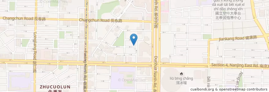 Mapa de ubicacion de 旺來咖啡 en Taïwan, Nouveau Taipei, Taipei, District De Songshan.