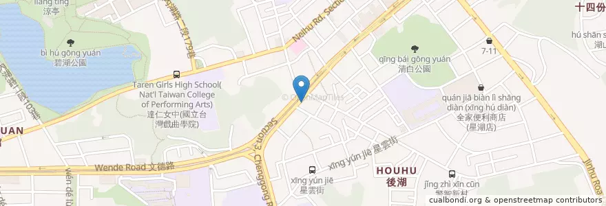 Mapa de ubicacion de 振興內兒科診所 en Тайвань, Новый Тайбэй, Тайбэй, Нэйху.