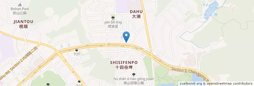 Mapa de ubicacion de 樂佩動物醫院 en Taiwan, 新北市, Taipé, 內湖區.