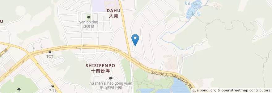 Mapa de ubicacion de 華泰幼兒園 en Тайвань, Новый Тайбэй, Тайбэй, Нэйху.
