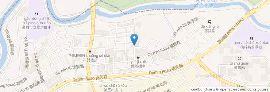 Mapa de ubicacion de 媄仁診所 en Taiwan, Kaohsiung, 楠梓區.