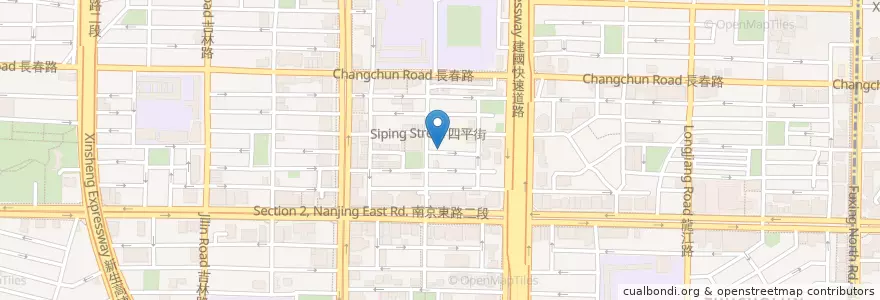 Mapa de ubicacion de 福海鮮 en Taiwan, 新北市, Taipei, 中山區.
