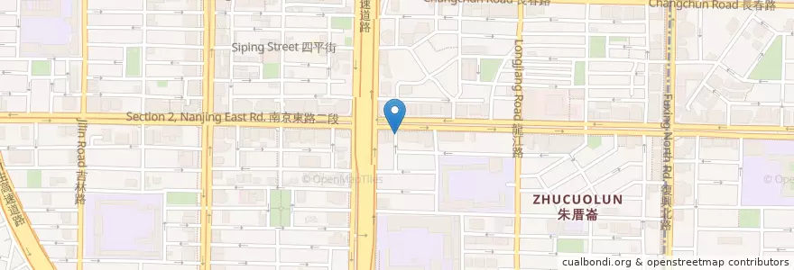 Mapa de ubicacion de U Restaurant en 台湾, 新北市, 台北市, 中山区.