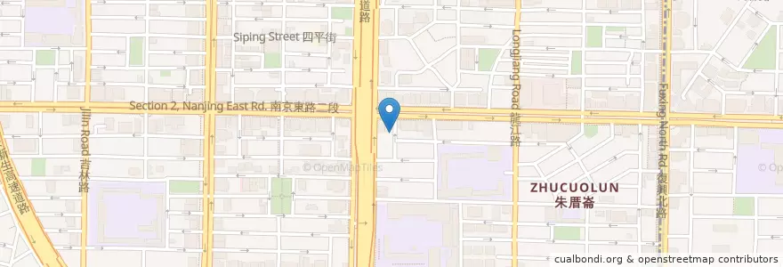 Mapa de ubicacion de 蜜思提克咖啡 en 臺灣, 新北市, 臺北市, 中山區.