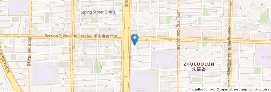 Mapa de ubicacion de 古月炎居酒屋 en Taiwan, Neu-Taipeh, Taipeh, Zhongshan.