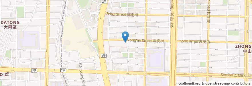 Mapa de ubicacion de 壽喜燒一丁 en Taiwan, Nuova Taipei, Taipei.