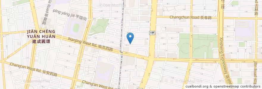 Mapa de ubicacion de 米朗琪咖啡館 en Taiwan, 新北市, Taipé, 中山區.