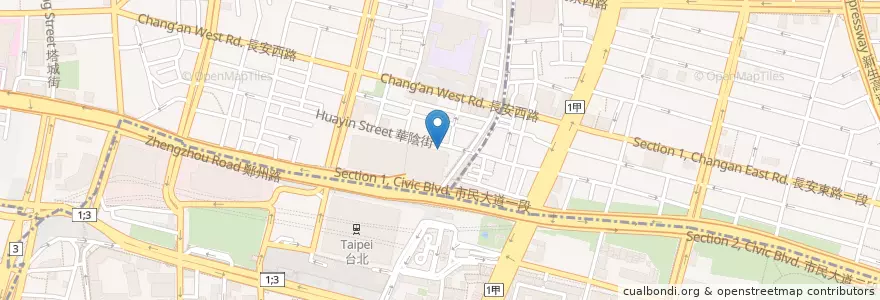Mapa de ubicacion de 捷運警察隊 en 臺灣, 新北市, 臺北市.