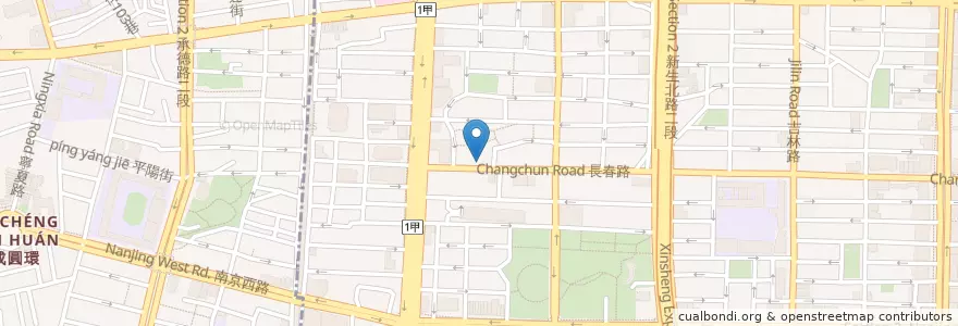 Mapa de ubicacion de 神召會中心 en Tayvan, 新北市, Taipei, 中山區.