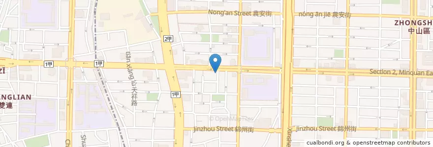 Mapa de ubicacion de O'tree Cafe en 台湾, 新北市, 台北市.