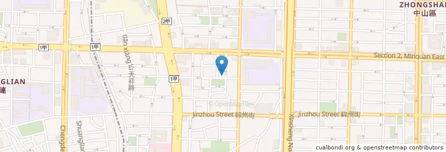 Mapa de ubicacion de 小林海產店 en 臺灣, 新北市, 臺北市, 中山區.