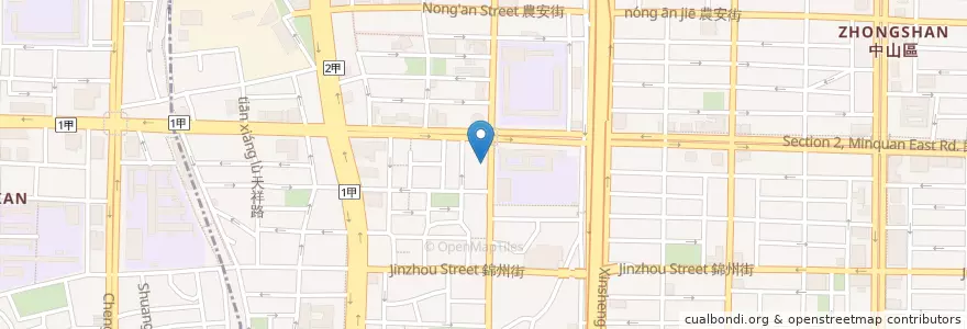 Mapa de ubicacion de 禾康診所 en Taïwan, Nouveau Taipei, Taipei, District De Zhongshan.