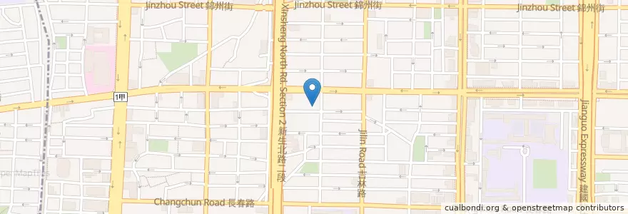 Mapa de ubicacion de 台灣基督長老教會民生教會 en 타이완, 신베이 시, 타이베이시, 중산 구.