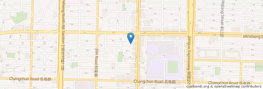Mapa de ubicacion de 富偉停車場 en 臺灣, 新北市, 臺北市, 中山區.